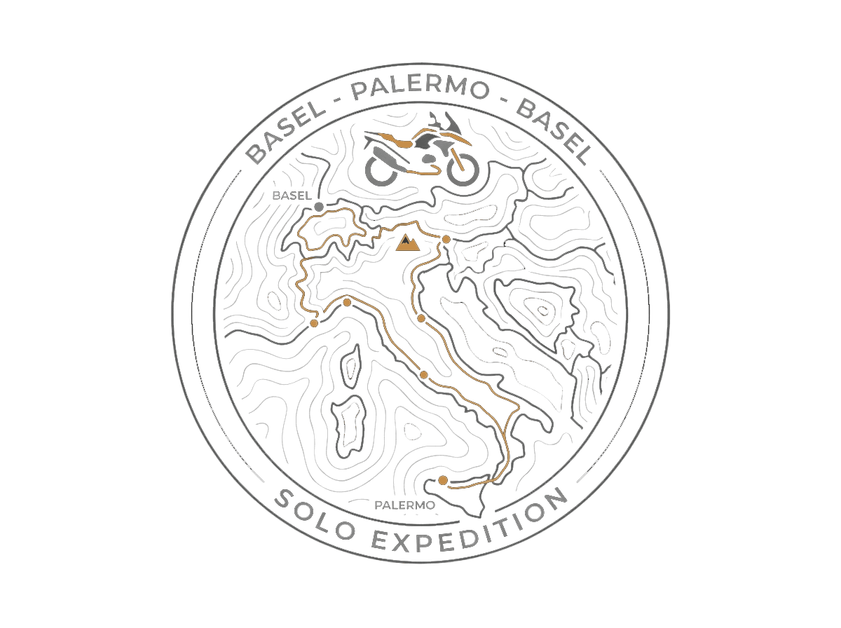 Basel–Palermo–Basel solo expedition